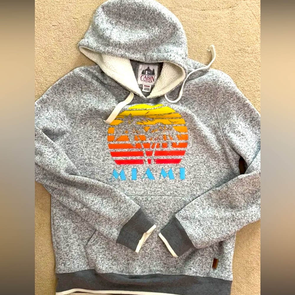 Sherpa lined hoodie